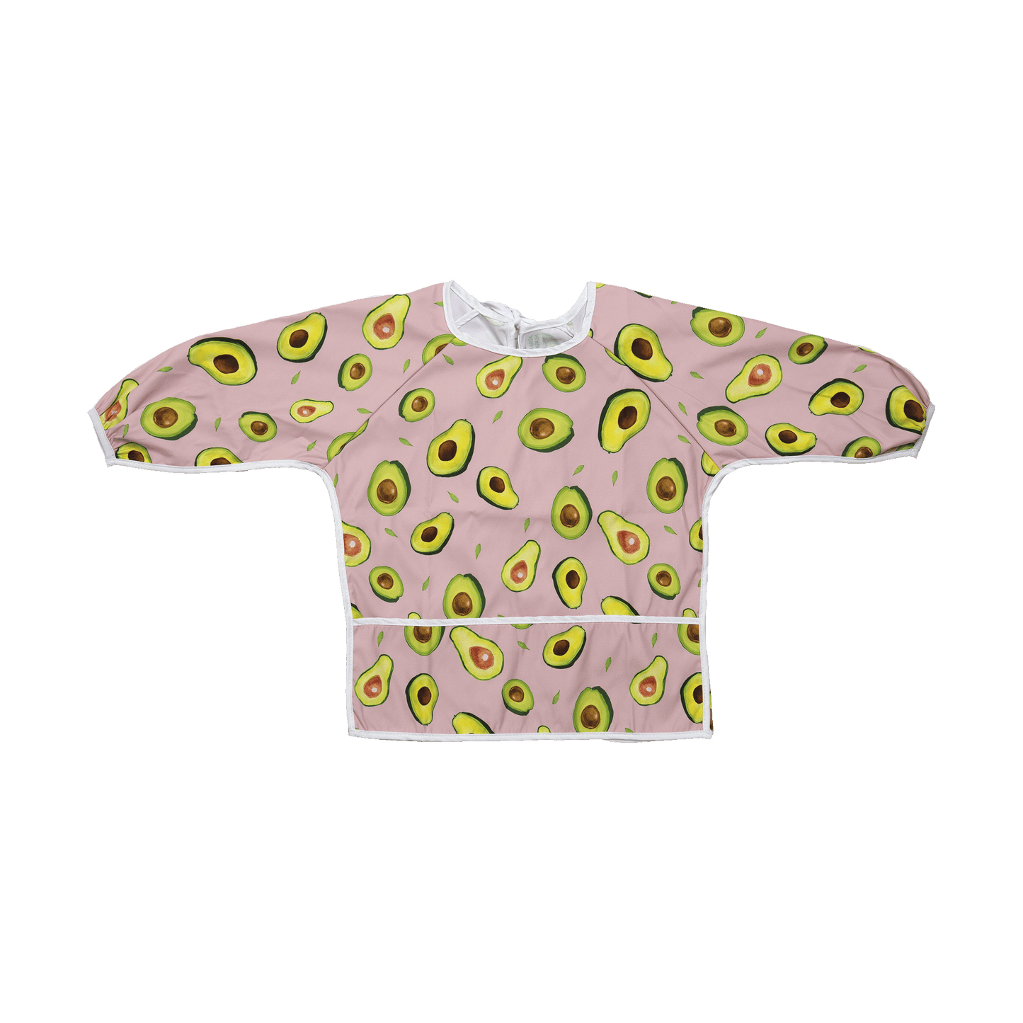 Bib Manga Larga | Aguacate Rosado