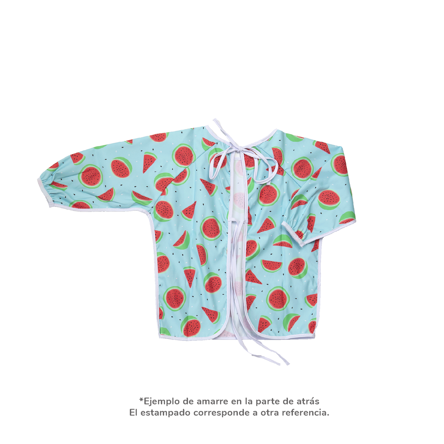 Bib Manga Larga | Aguacate Rosado