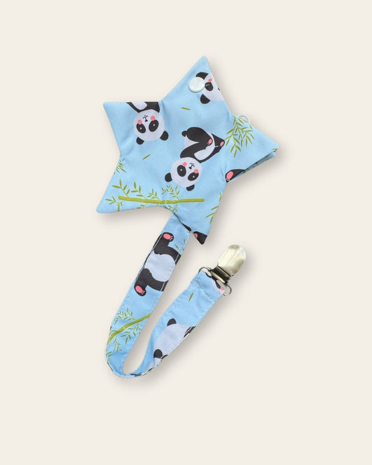 Cuerda y protector de chupo- Pandas