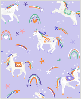 Baberos Manga Larga | Unicornios
